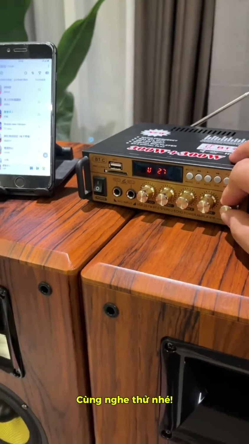 TLC BT-198B-B / BT-198A – ampli mini Bluetooth hát karaoke tại nhà, có Echo và ghi âm #LoaKeoMT #TLCBT198 #AmpliKaraoke #AmpliBluetooth #LoaDIY
