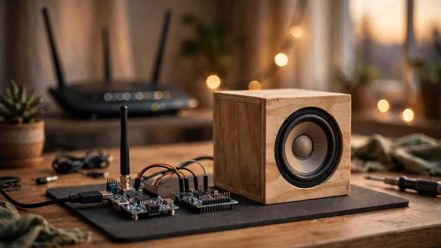 ESP32 stream nhạc qua WiFi làm internet radio: kiến trúc, buffer mạng, dropout và metadata ICY