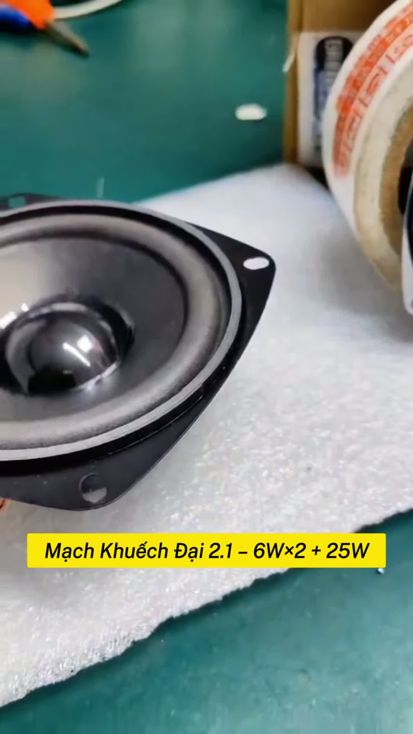 Muốn tự làm bộ loa 2.1 có bass riêng? Tham khảo mạch YD1517P, âm thanh 2.1 kênh, 6W×2 + 25W