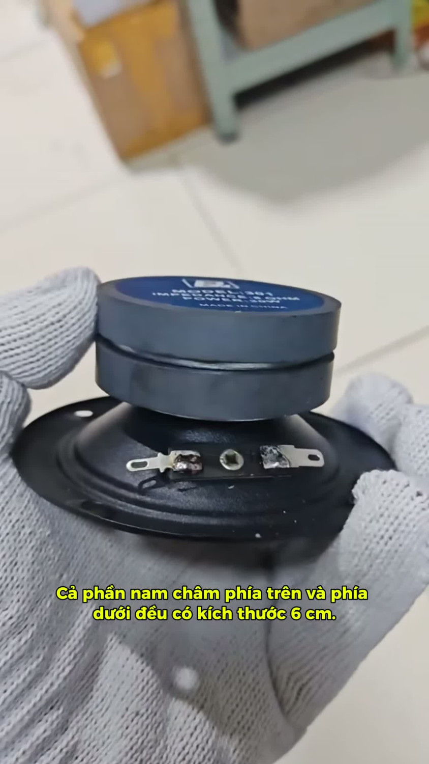Loa treble giấy 3 inch nam châm kép, phù hợp anh em DIY loa và nâng cấp hệ thống âm thanh!