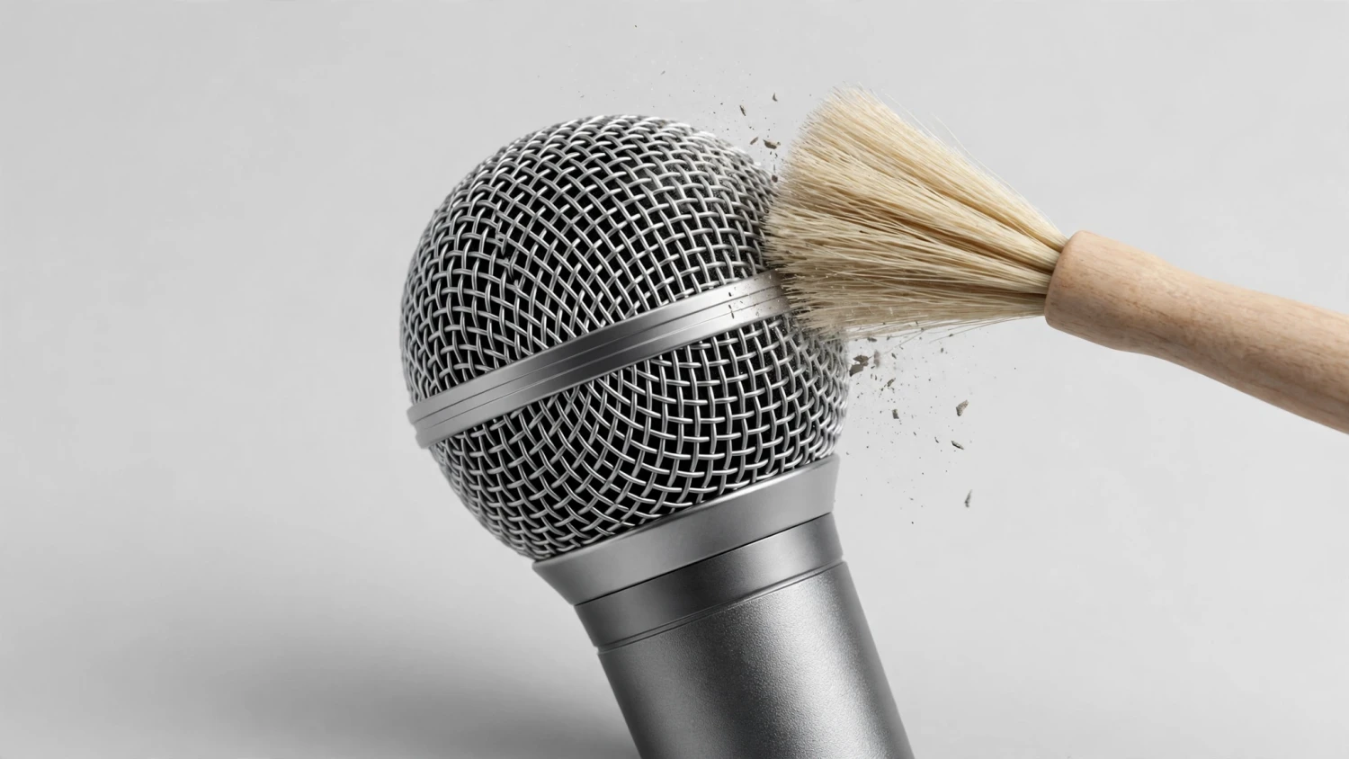 Vệ sinh đầu micro có dây bị rỉ giúp tiếng to và trong trở lại