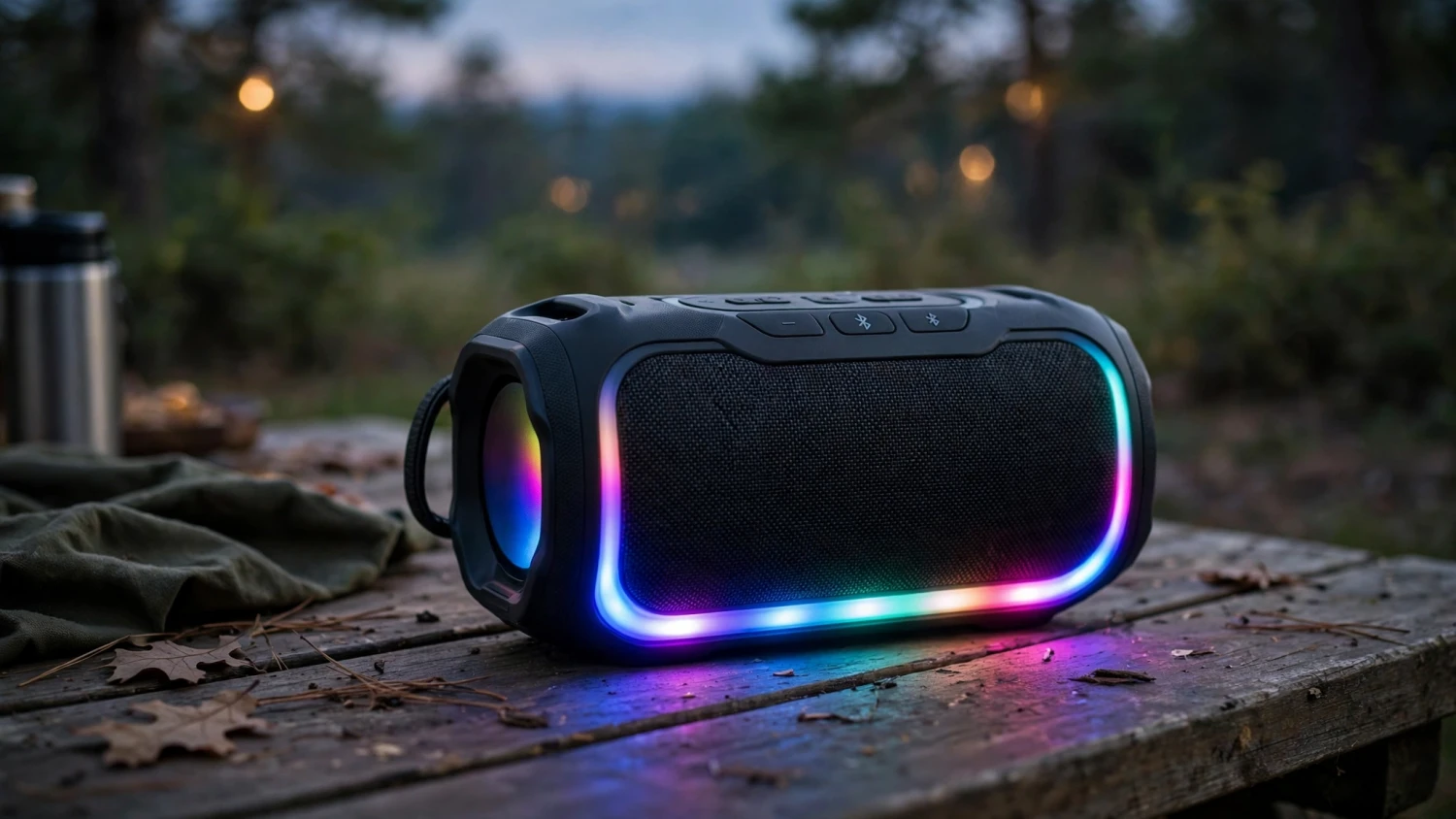 Xu hướng loa Bluetooth đèn LED RGB 2026 nghe ngoài trời