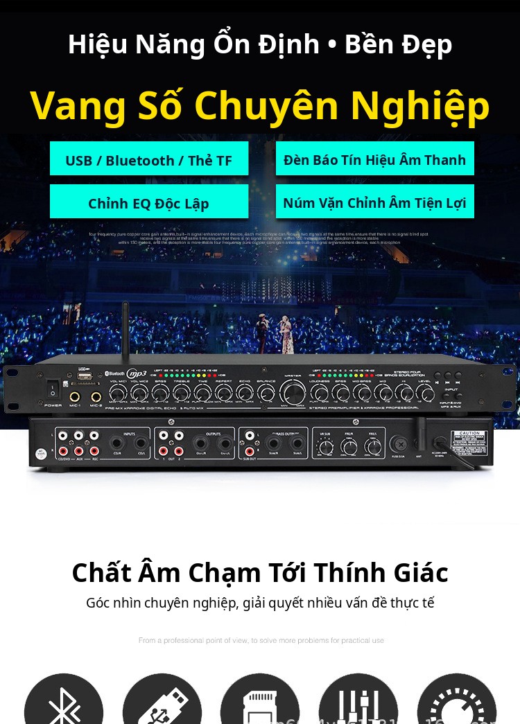 Vang số SLZ AV7681 - vang karaoke KTV chuyên nghiệp