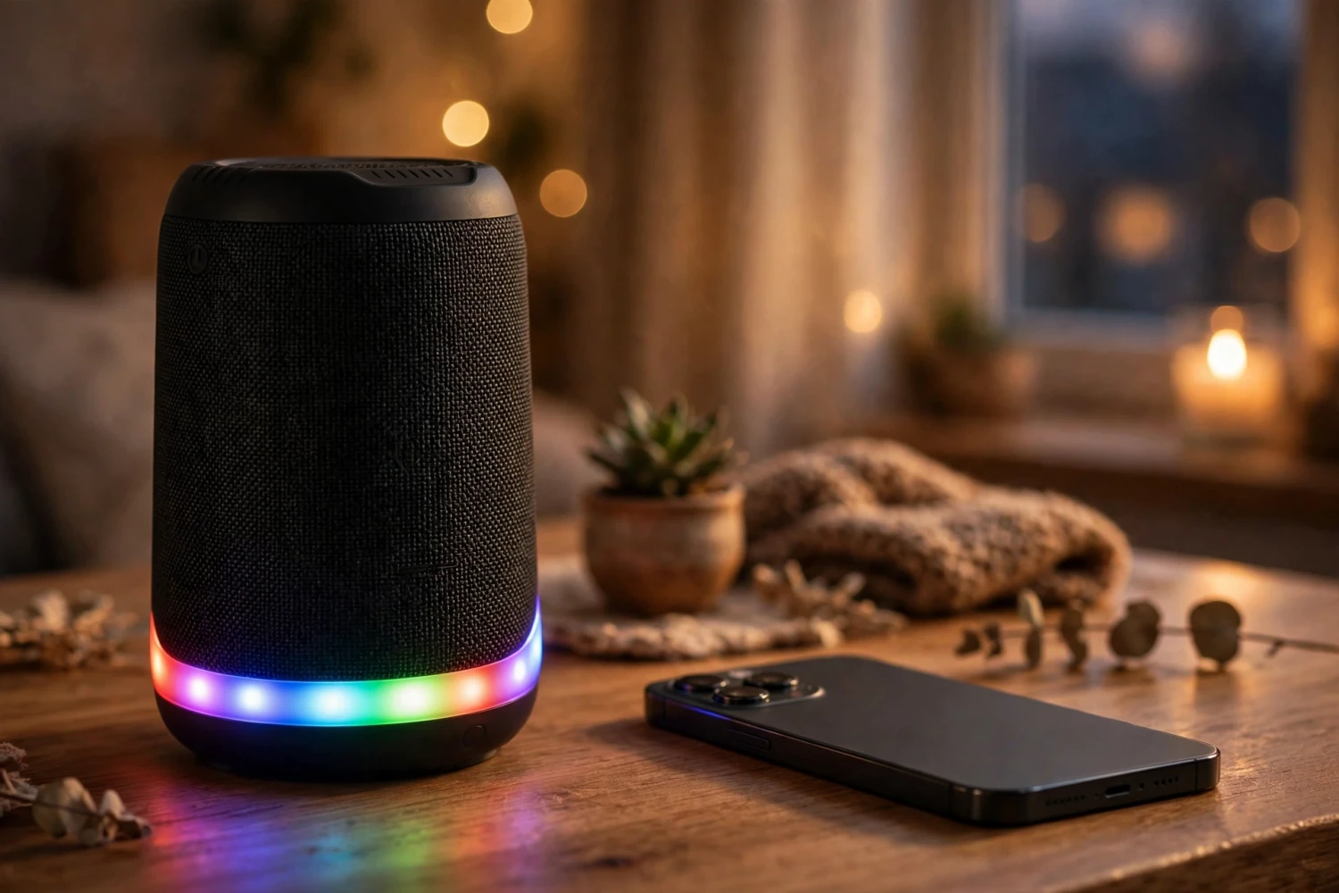 Loa bluetooth đèn LED RGB bền và đẹp hơn